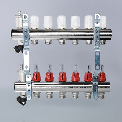 Коллект. группа  Valtec со встр. расход. в сборе  1*4 вых. Еврок.3/4 - Изображение №3