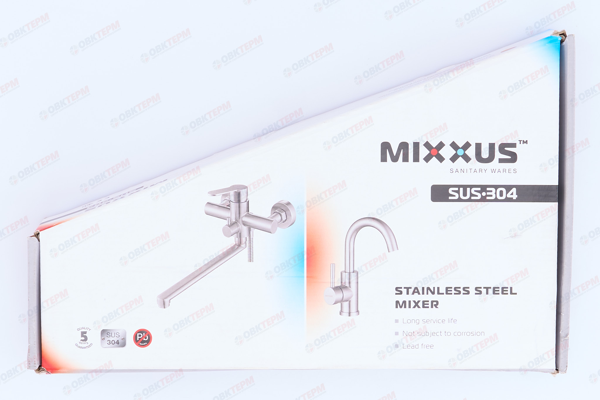 Смеситель д/кухни нерж/сталь MIXXUS KUB-011 GRAPHITE  (10 шт/ящ) - миниатюра №6