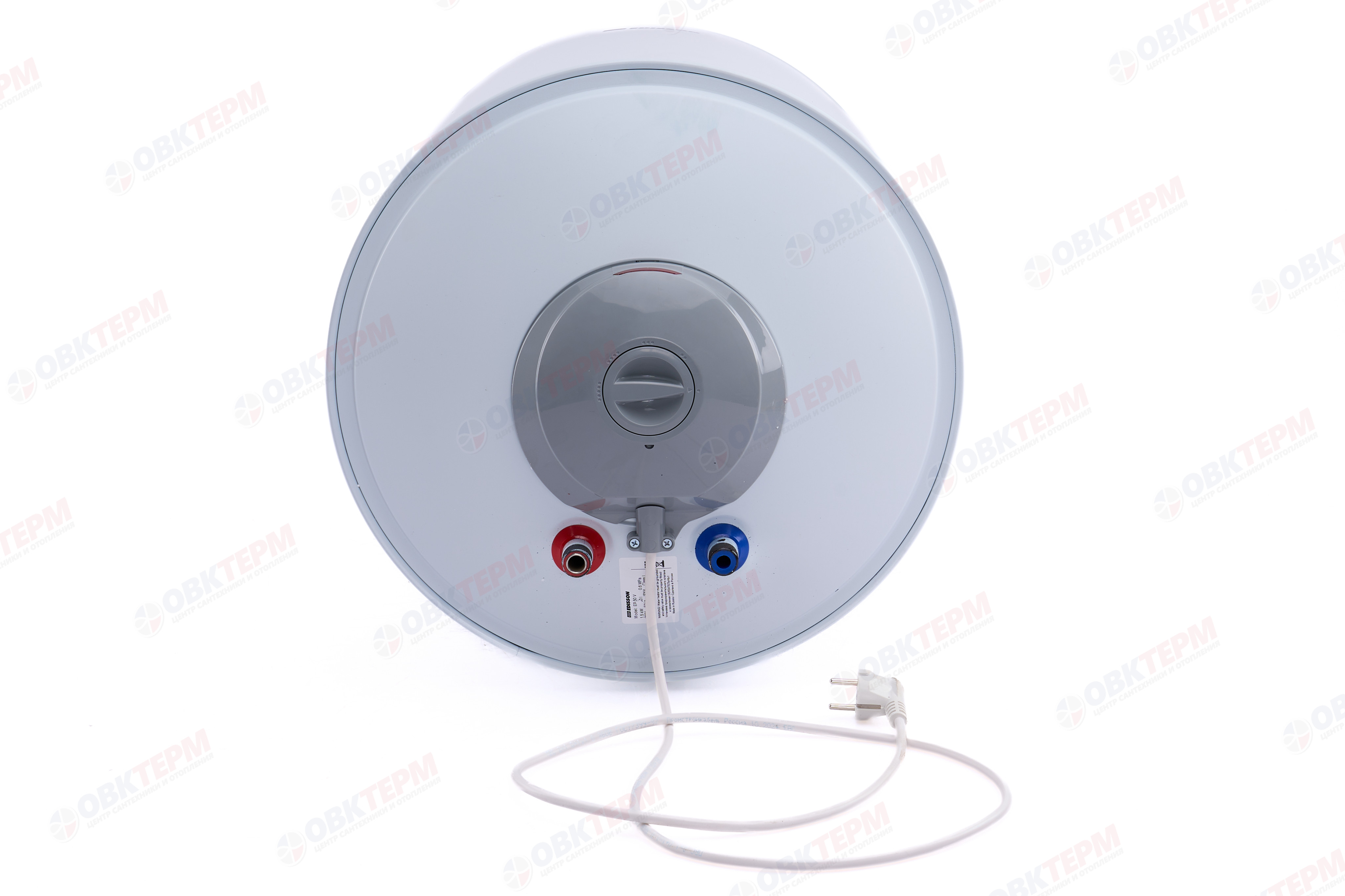 Водонагреватель электрический EDISSON ER  50 V (вертик.,белый,тэн 1,5 кВт, в527,ш445,г459) - Изображение №2