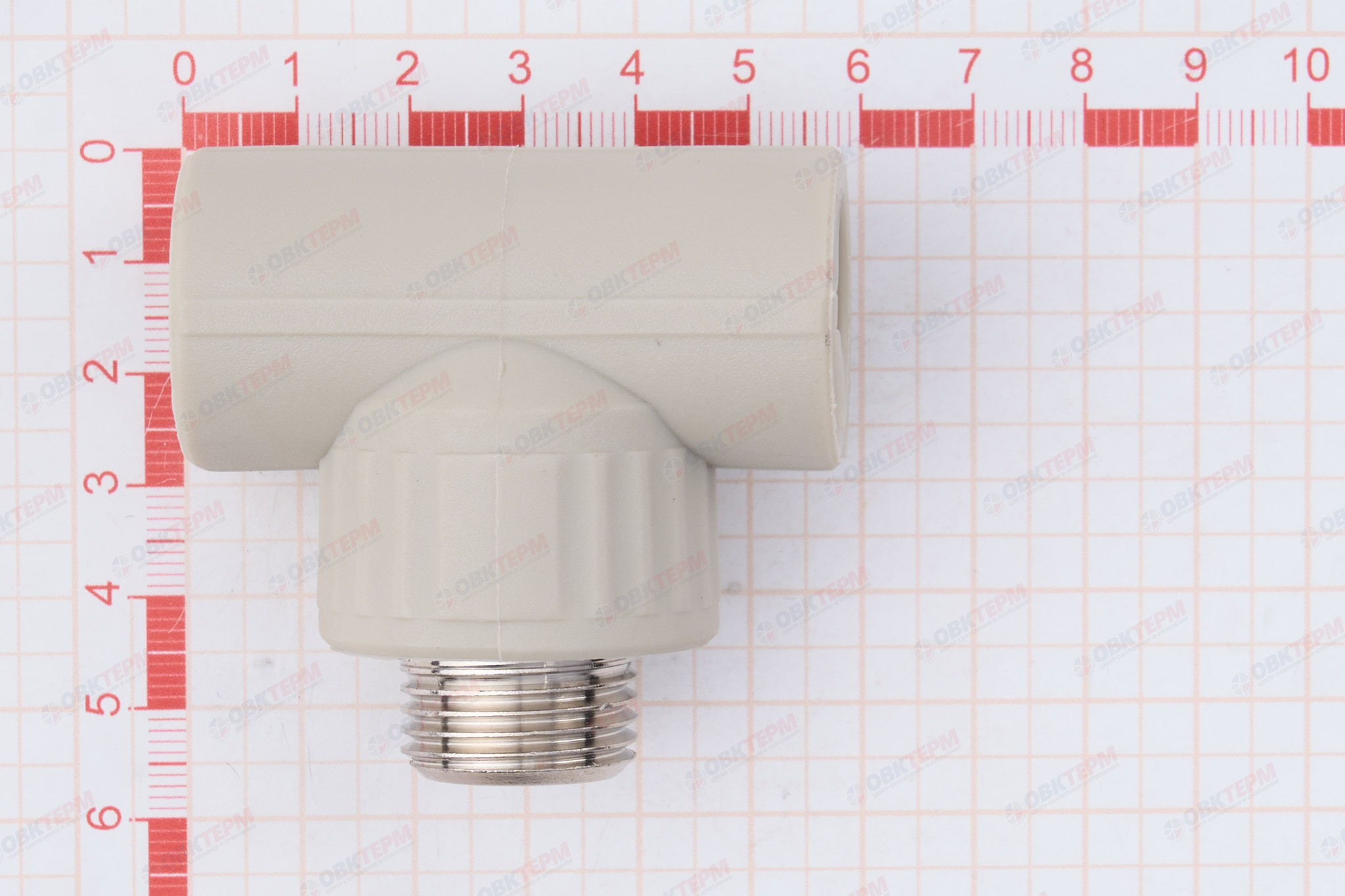Тройник с МРН  20 * 1/2"      (VALFEX)  серый  (100/25) - Изображение №5