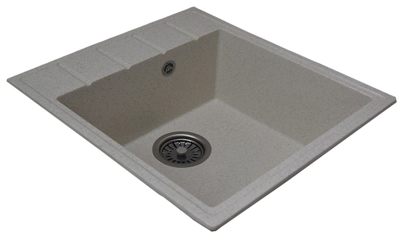Мойка КАРАВАН Модель ТОГО квадрат 465*505*180 мм ЛАТТЕ - изображение №1
