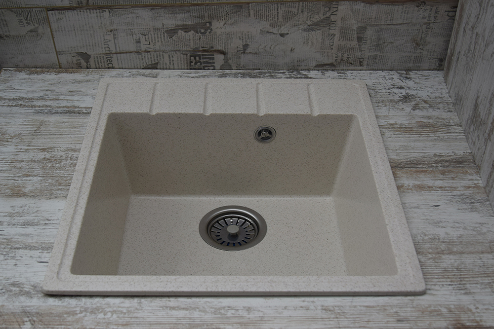 Мойка КАРАВАН Модель ТОГО квадрат 465*505*180 мм ЛАТТЕ - миниатюра №4