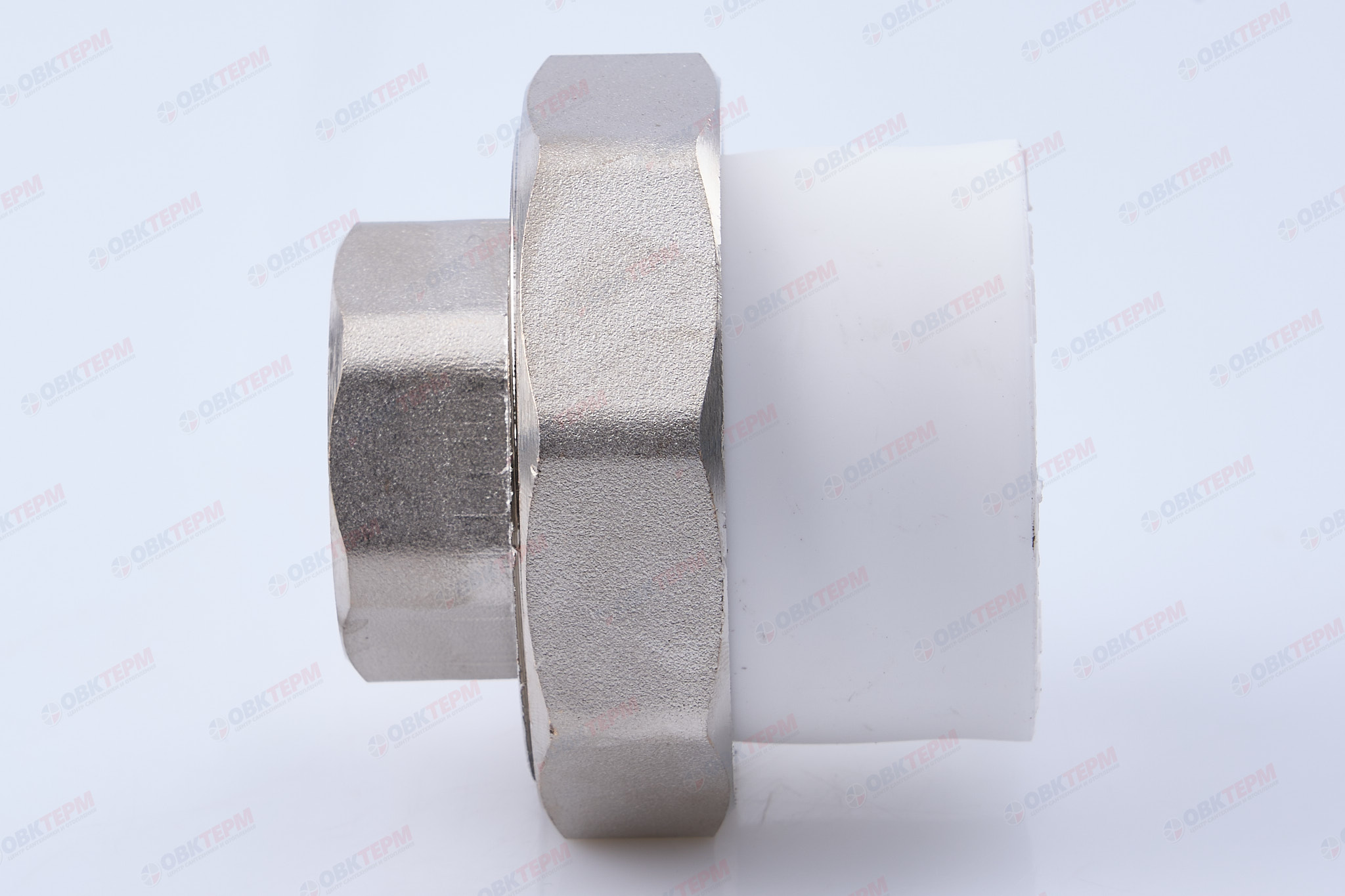 Разборное соединение 40 * 1" в    (белый)  TIM - Изображение №4