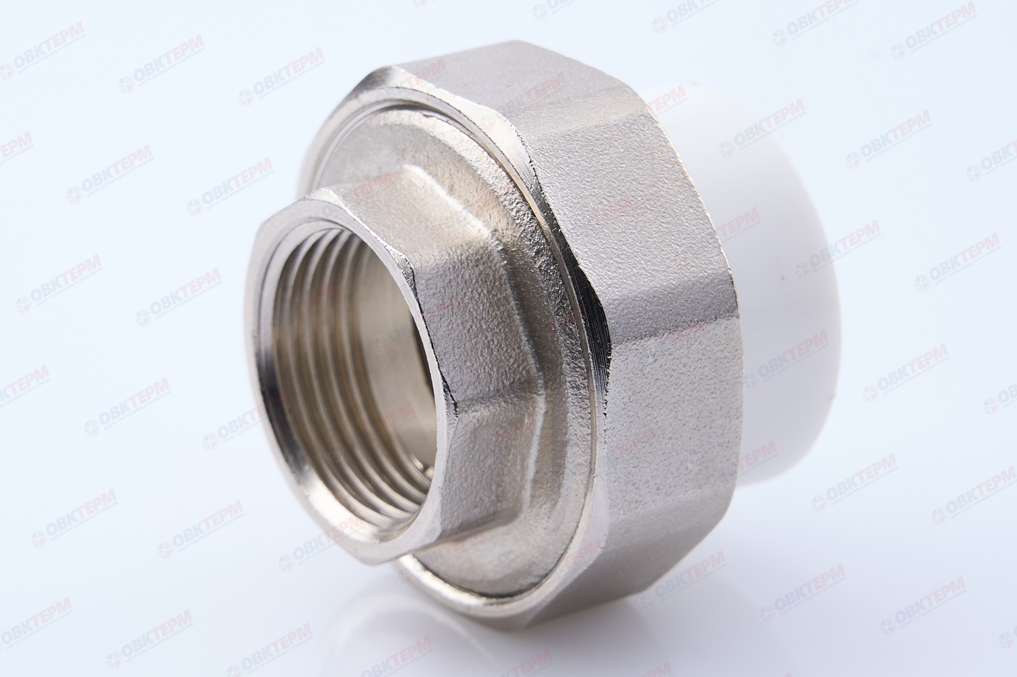 Разборное соединение   25 *  3/4"  В   БЕЛАЯ          (PRO AQUA)    (75/15) - Изображение №1