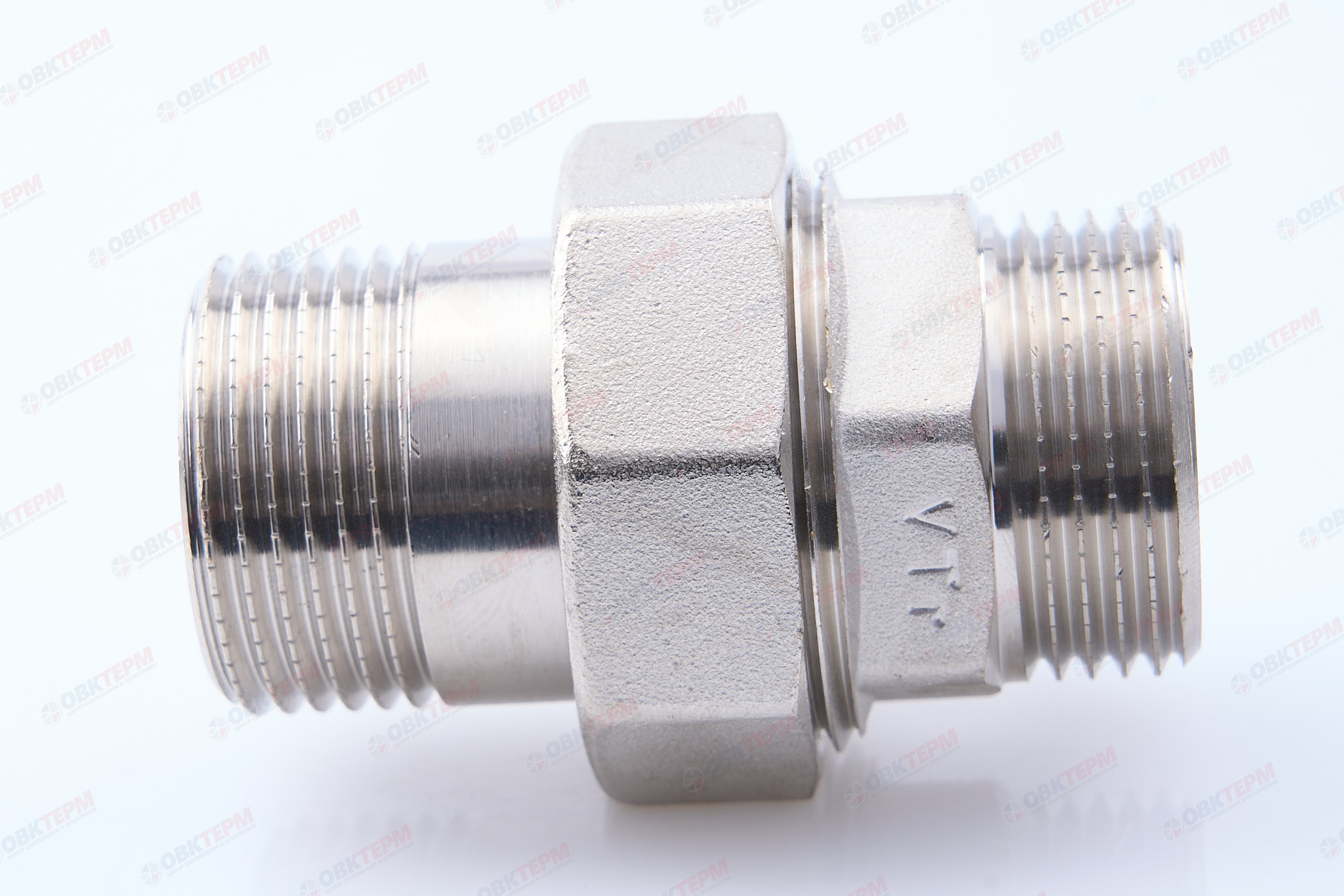 Американка прямая разъемная       1" нн  никель    Valtec          (5уп/40ящ) - Изображение №3