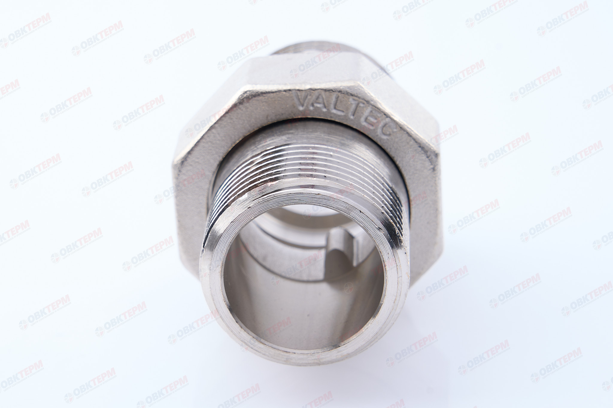 Американка прямая разъемная       1" нн  никель    Valtec          (5уп/40ящ) - Изображение №4