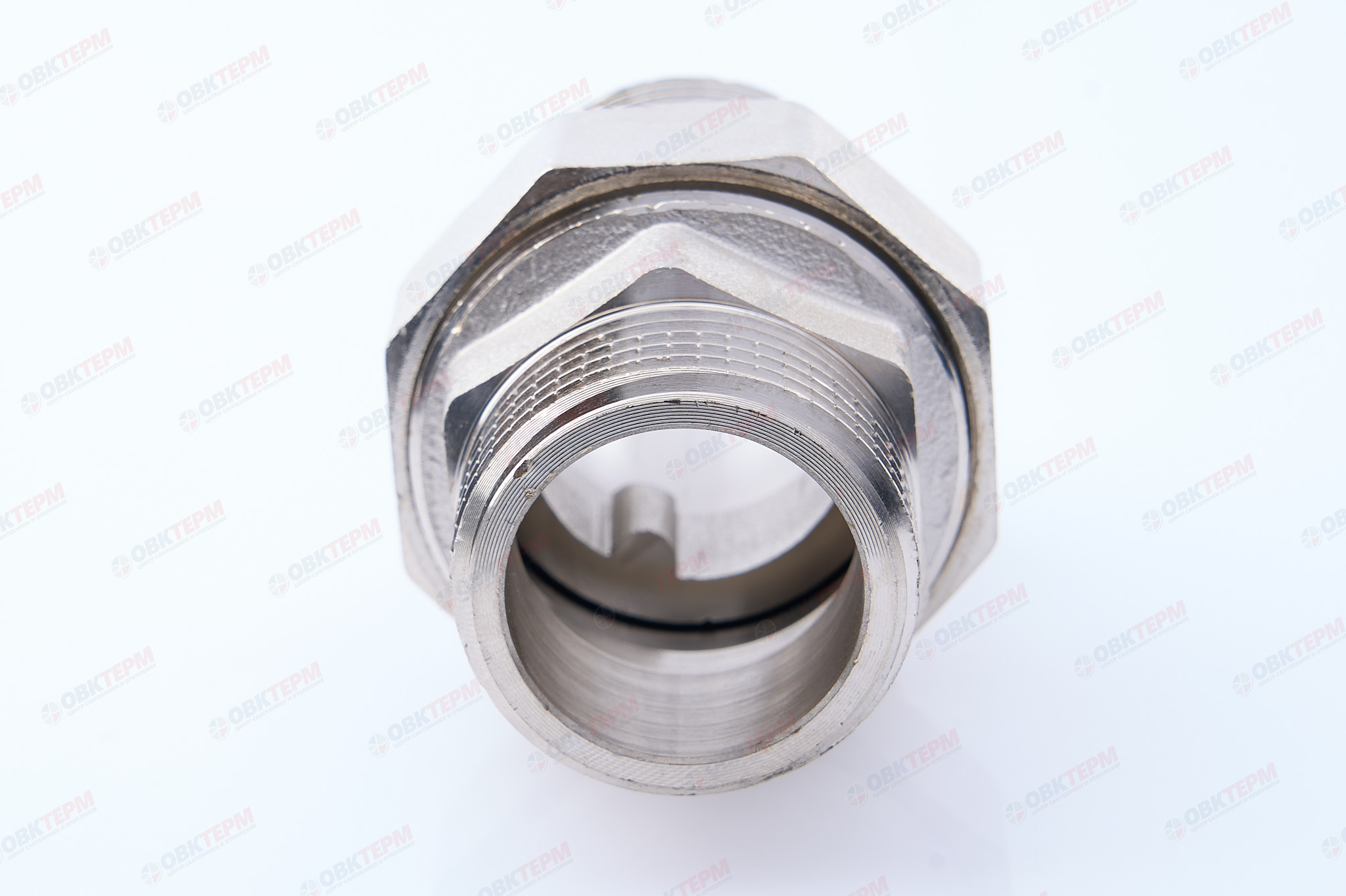 Американка прямая разъемная       1" нн  никель    Valtec          (5уп/40ящ) - Изображение №5