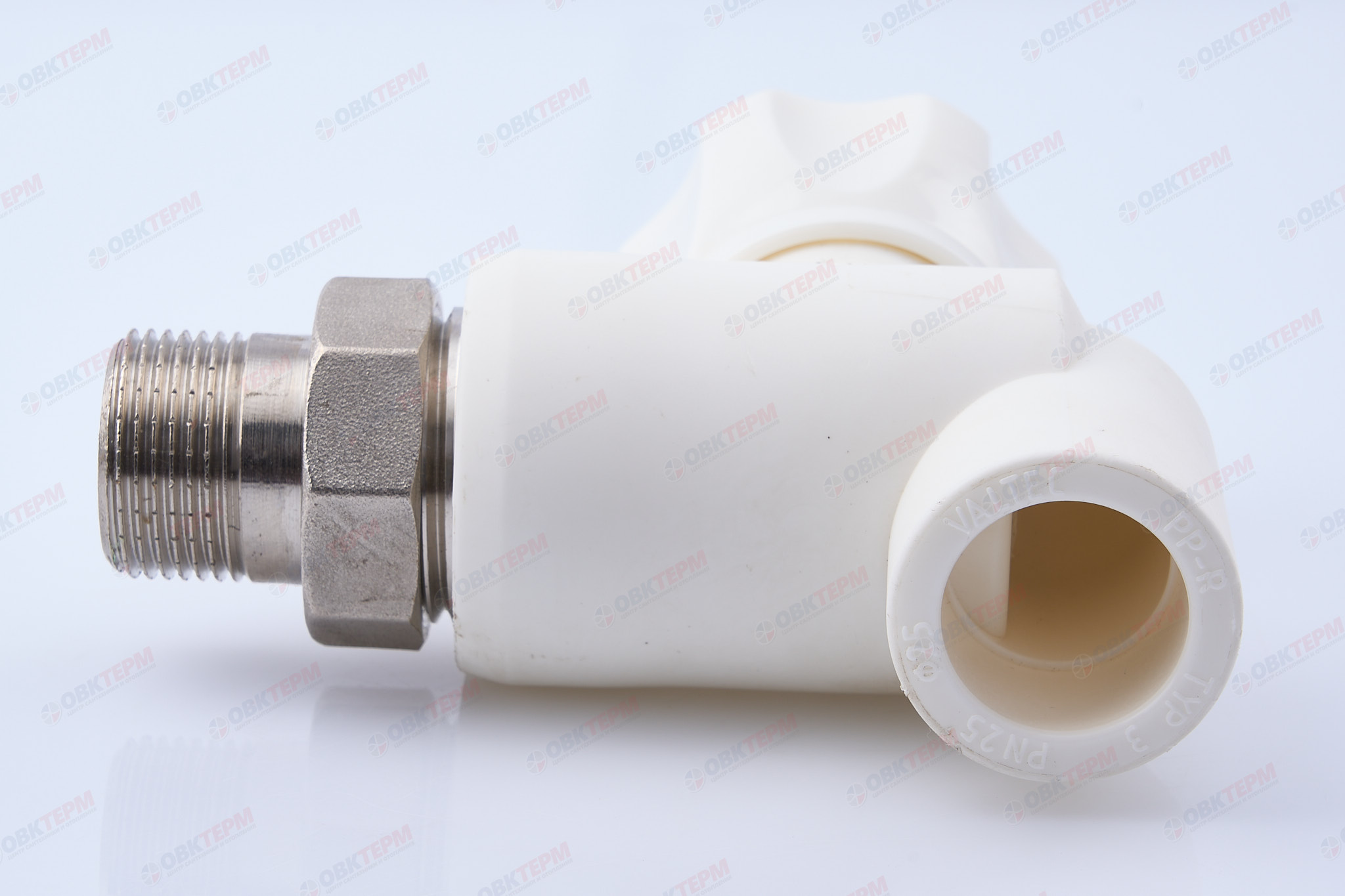 Кран радиаторный угловой шаровой 25*3/4   (Valtec )   (5шт/50ящ) - миниатюра №10