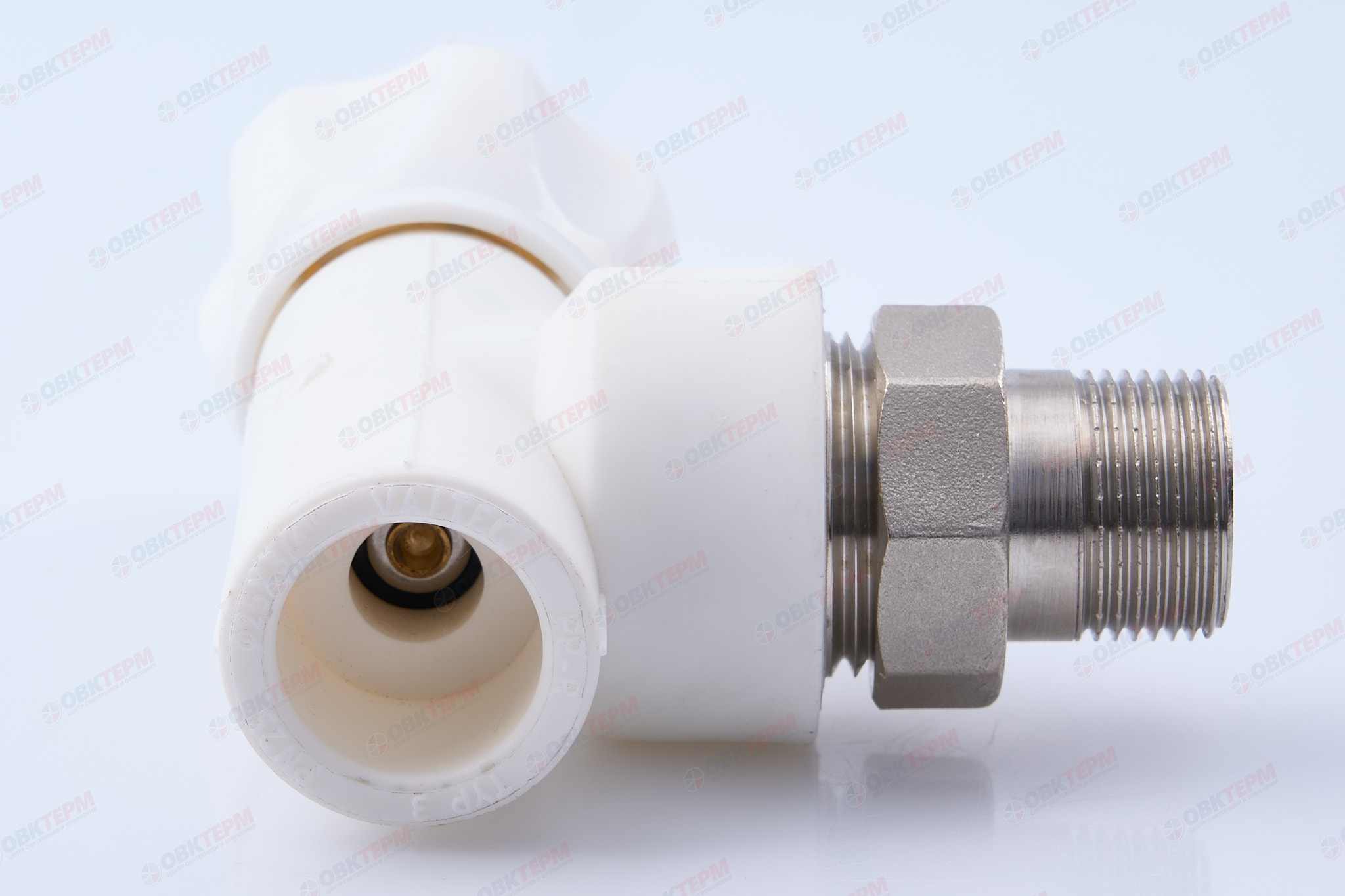 Кран радиаторный угловой вентельный 25*3/4   (Valtec )   (5шт/50ящ) - миниатюра №10
