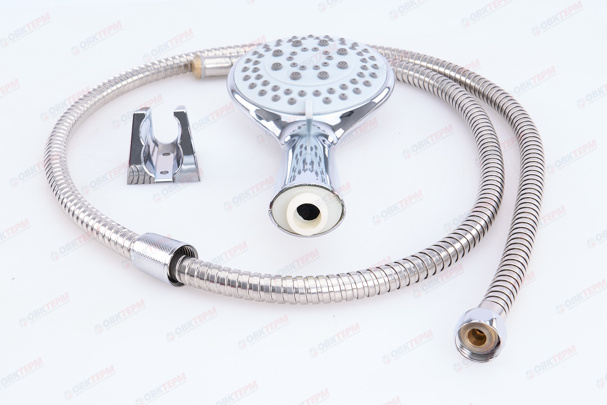 Душевой набор ZERIX SHOWER SET-03 (шланг, лейка, кронштейн) (5 режимов)  (20 шт/ящ) - Изображение №3