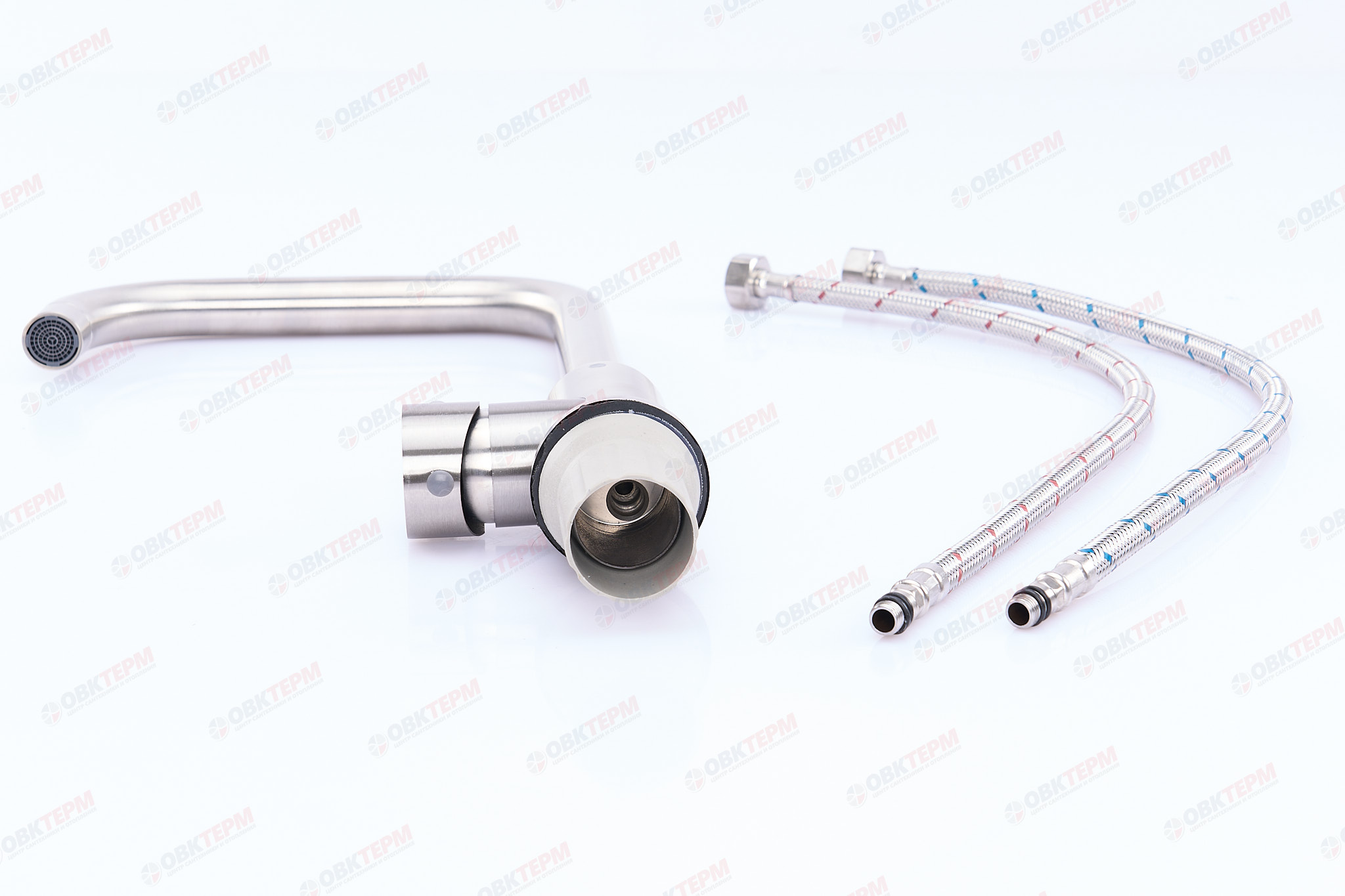 Смеситель д/кухни нерж/сталь ARMATA SUS-011-G (10 шт/ящ) - Изображение №3