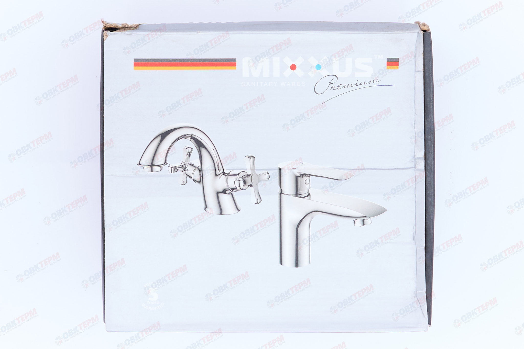 Смеситель д/ванны корот. MIXXUS PREMIUM KVADRO 009 Ø35 EURO (8 шт/ящ) - миниатюра №6