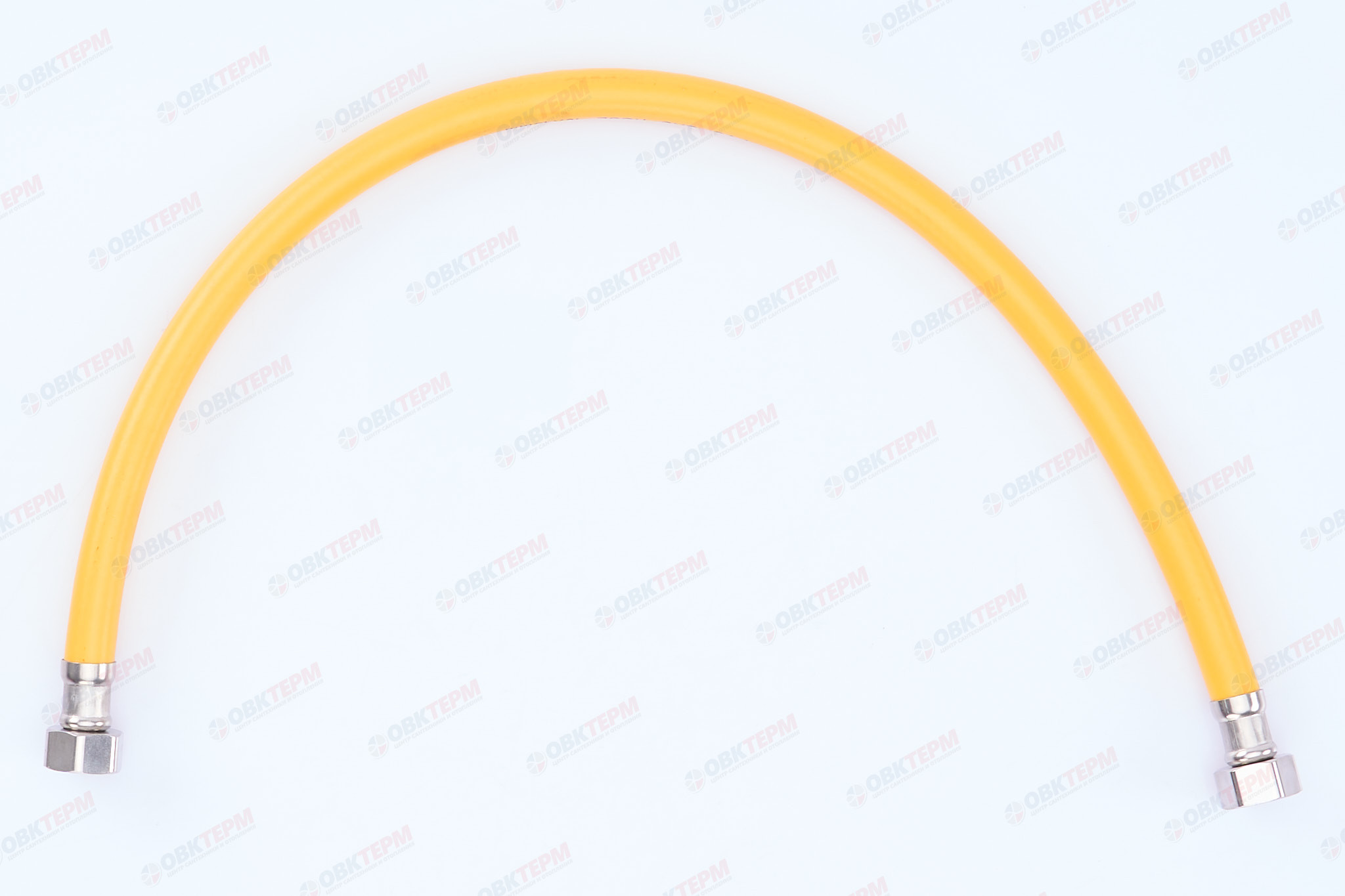 Шланг ЖЕЛТЫЙ газовый   1/2 ГГ    80 см              "OVERCON"      (50) - миниатюра №3