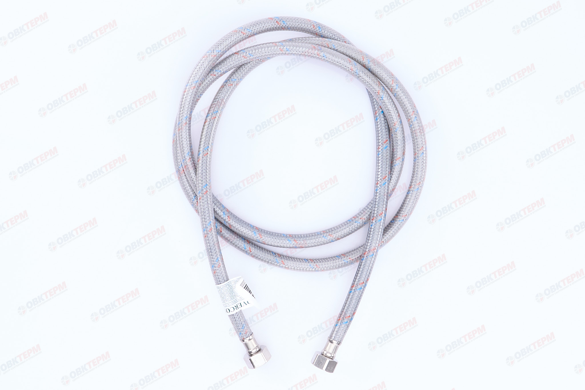 Шланг    1/2"х1/2" ВВ, в силикон.обмотке   200 см  "OVERCON"   (50шт/ящ) - Изображение №3