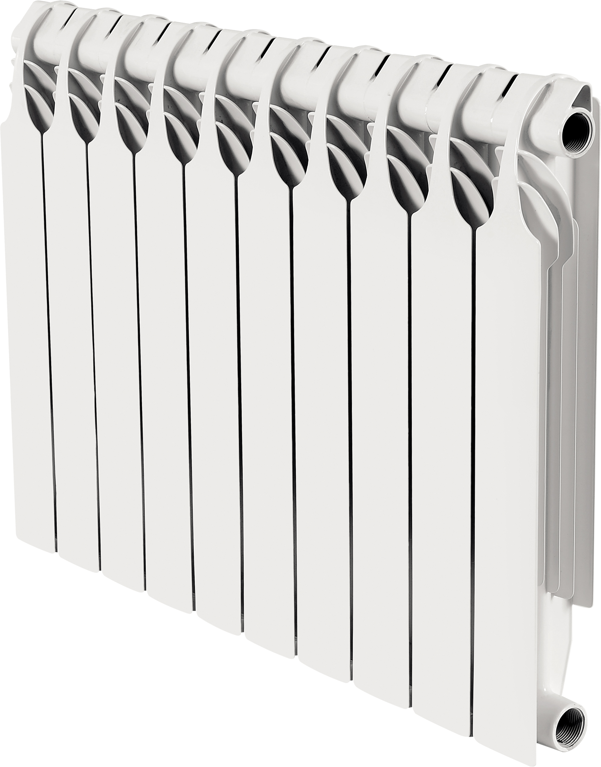 Биметалл радиатор  500/80  KOER  SMART  (сборка 6 секций, 144 Вт,1,38 кг,ГОСТ 31311-2005) - Изображение №1