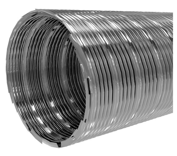 Воздуховод FD спирально-навивной нерж.сталь d120  L1,5м (11шт/уп) Эра - Изображение №3