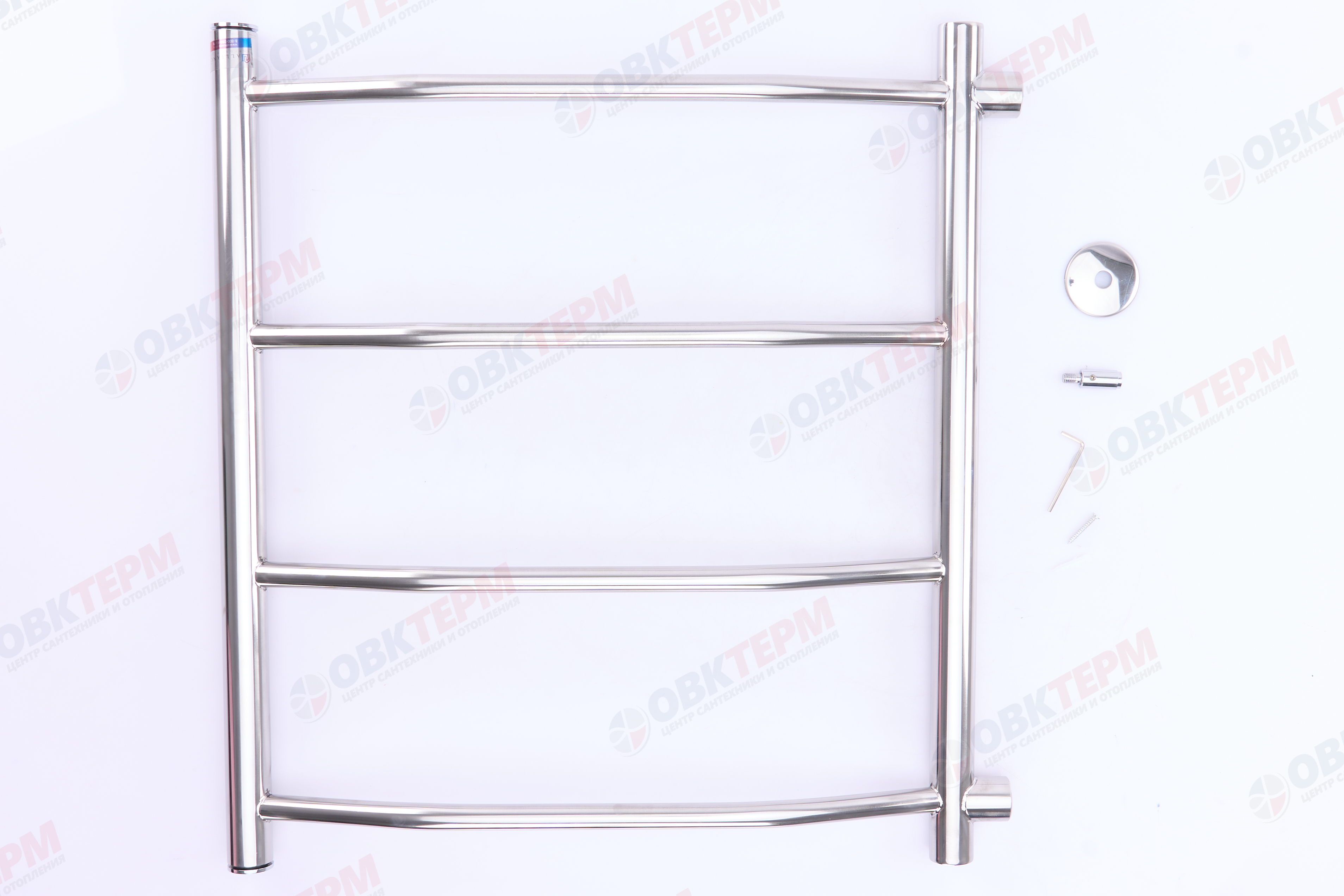 Полотенцесушитель лесенка ТДА ЛК 50 х 50 х 60 ЛП вн.резьба 1/2" 4 перекладины (бок. подключение) АДВ - миниатюра №4