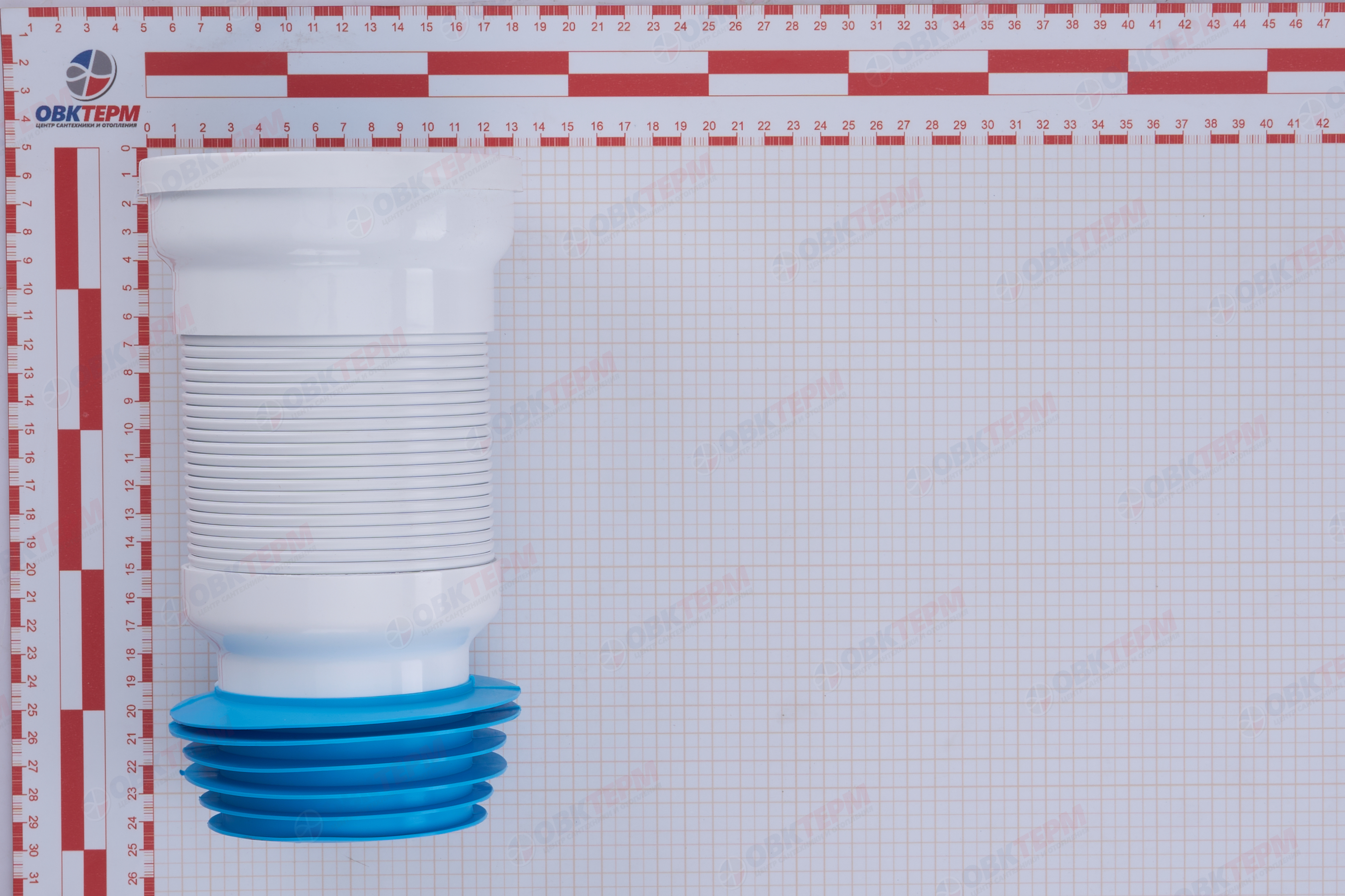 Гофра армир. (для унитаза)   Crab  L 220-540 мм          (20шт) - миниатюра №6