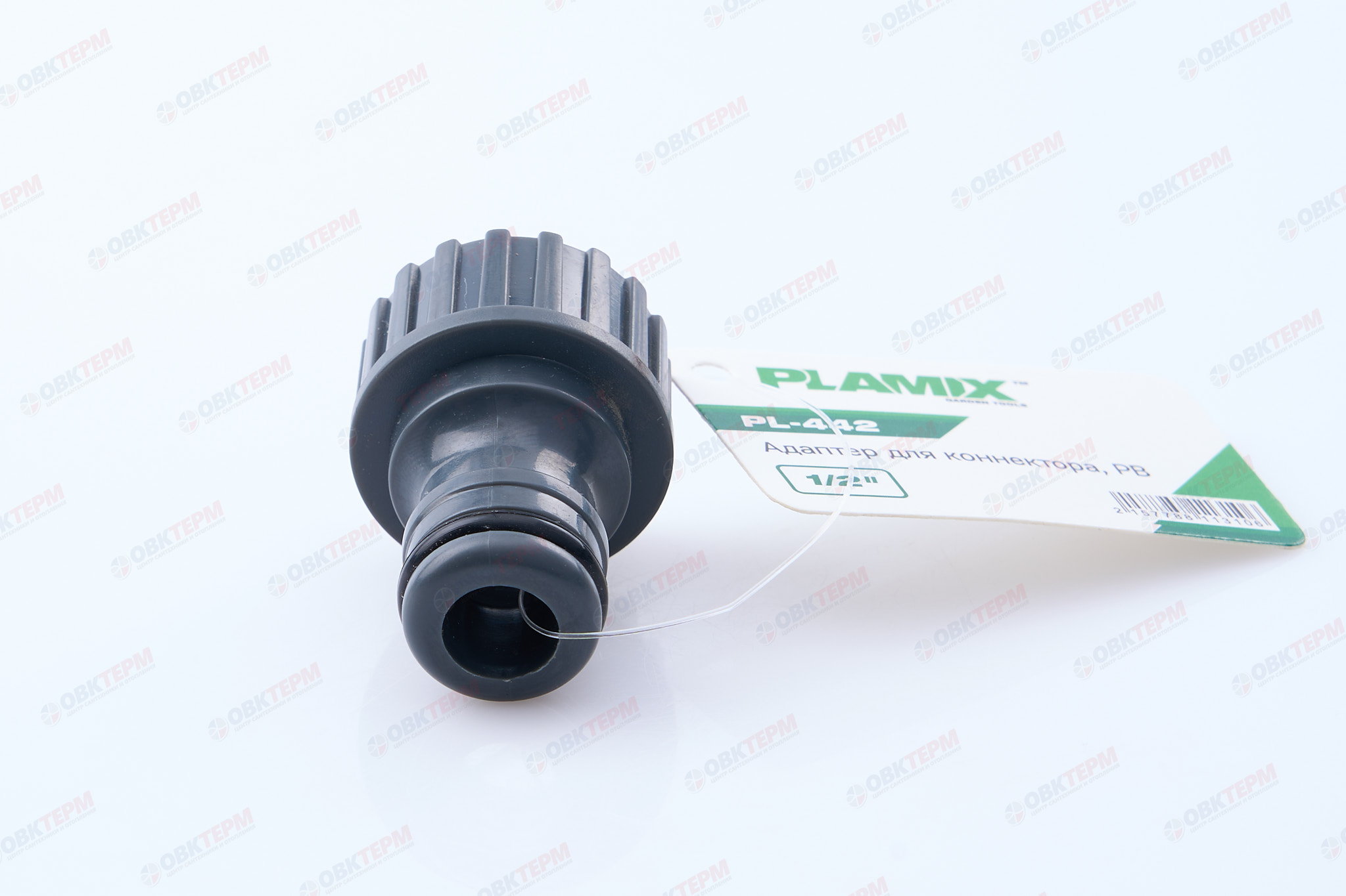Адаптер для коннектора, 1/2" РВ  (ABS) (240/60 шт)  PLAMIX /CRAB PL-442 - Изображение №3