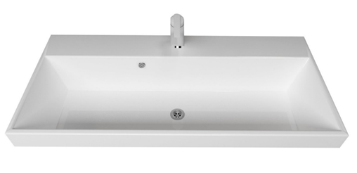 MARKO Умывальник мебельный Слим 80 (Белый) - изображение №1