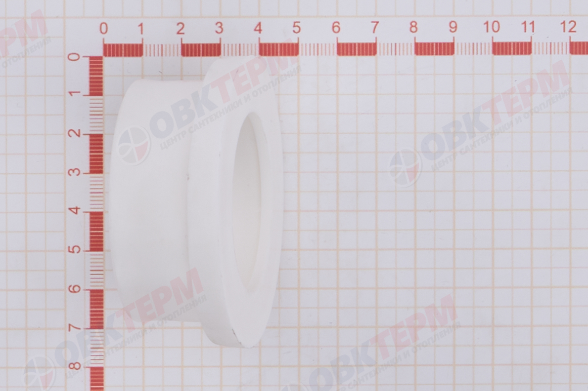 Бурт - муфта под PP-R фланец  50   БЕЛЫЙ PP-R    (RTP)    (120/15) - миниатюра №6