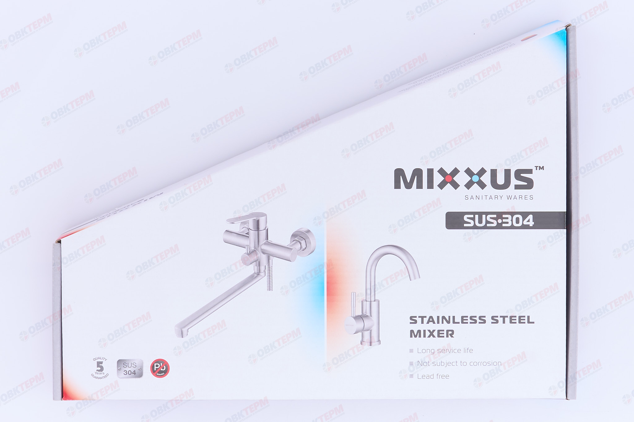 Смеситель д/кухни нерж/сталь MIXXUS SUS-011 GRAPHITE  (10 шт/ящ) - миниатюра №6