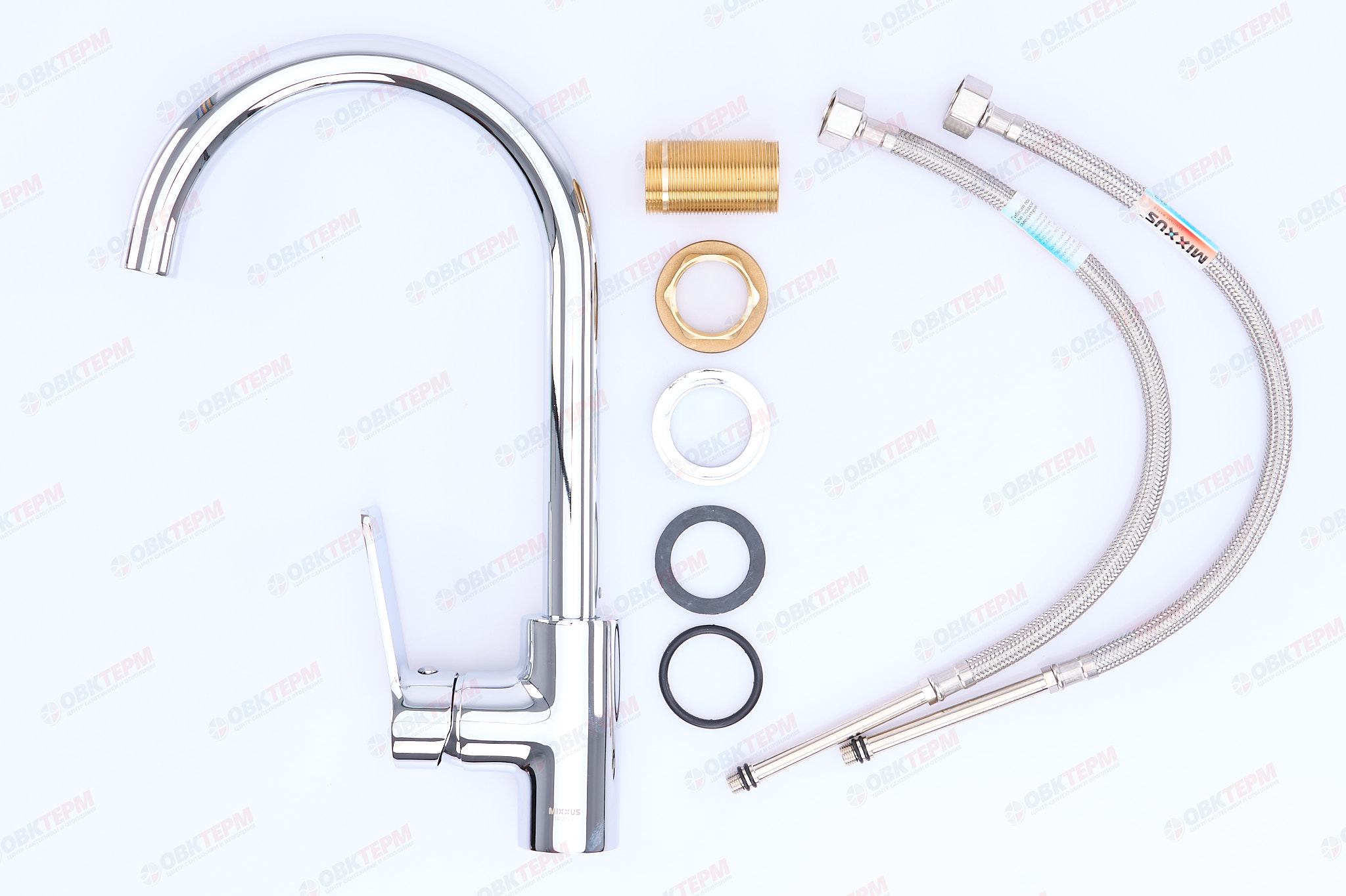 Смеситель д/кухни MIXXUS PREMIUM DIANA 017 Ø40 на гайке (10 шт/ящ) - миниатюра №6