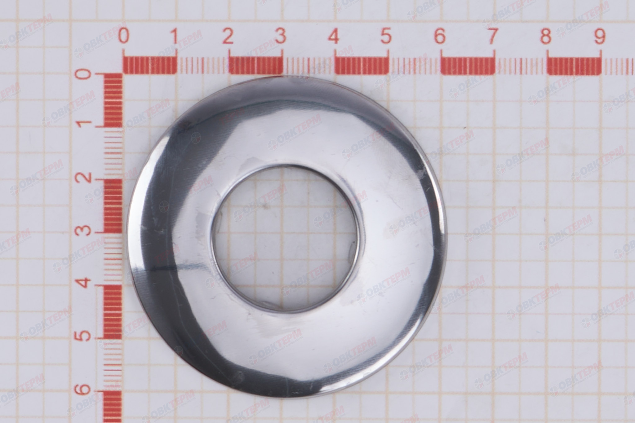 Чашка декоративная TIM (хромированная) плоская 3/4  7мм (100шт/1000ящ) - Изображение №5