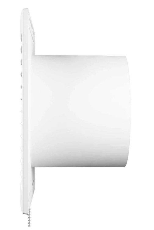 Вентилятор AURAMAX осевой вытяжной d100 Ш160*В160 со шнуровым тяговым выключателем Эра - Изображение №3