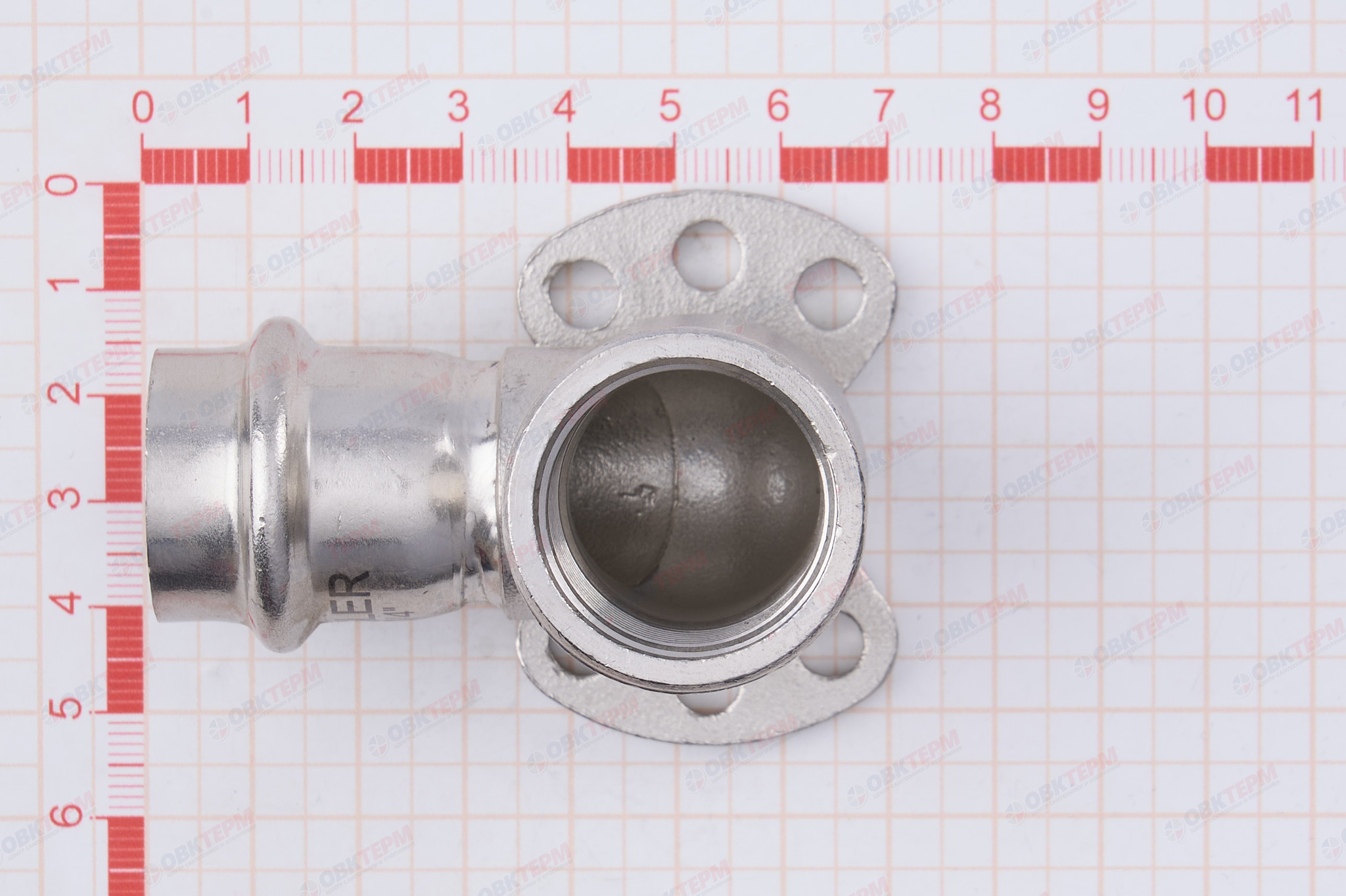 Угол пресс из нерж.ст. установочный  22 х 3/4"В    TIM  (40/5) - Изображение №3