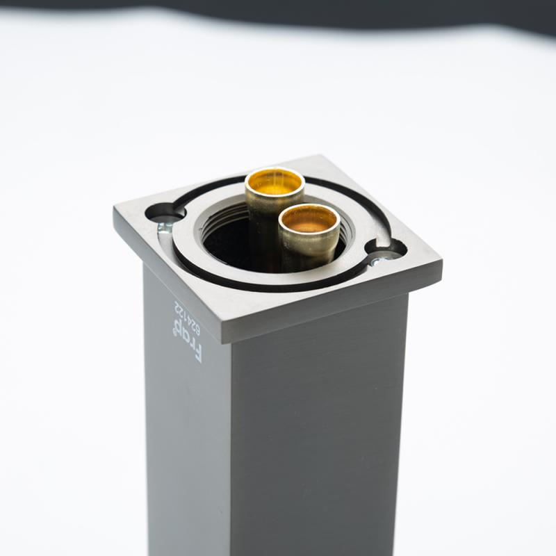 Смеситель д/умывальника  FRAP F1091-29 оружейная сталь (Ø35,на гайке) - миниатюра №3