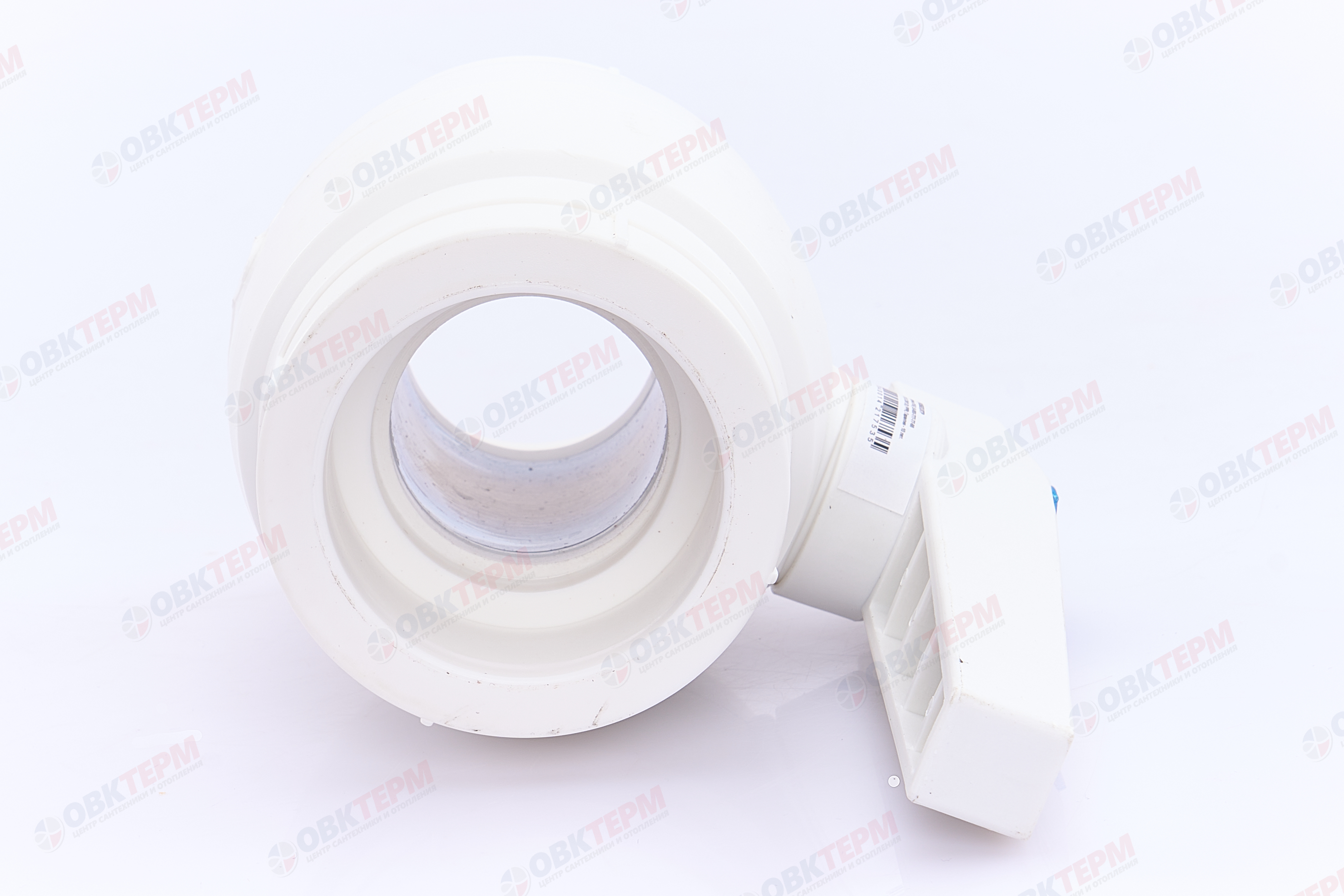 Кран  шаровый  полнопроходной 63  (латунный  шар)    БЕЛЫЙ PP-R   (RTP)    (4/1) - миниатюра №4