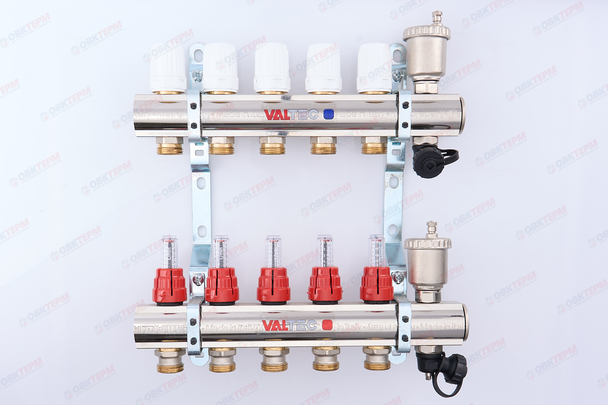 Коллект. группа  Valtec со встр. расход. в сборе  1*5 вых. Еврок.3/4 - Изображение №1