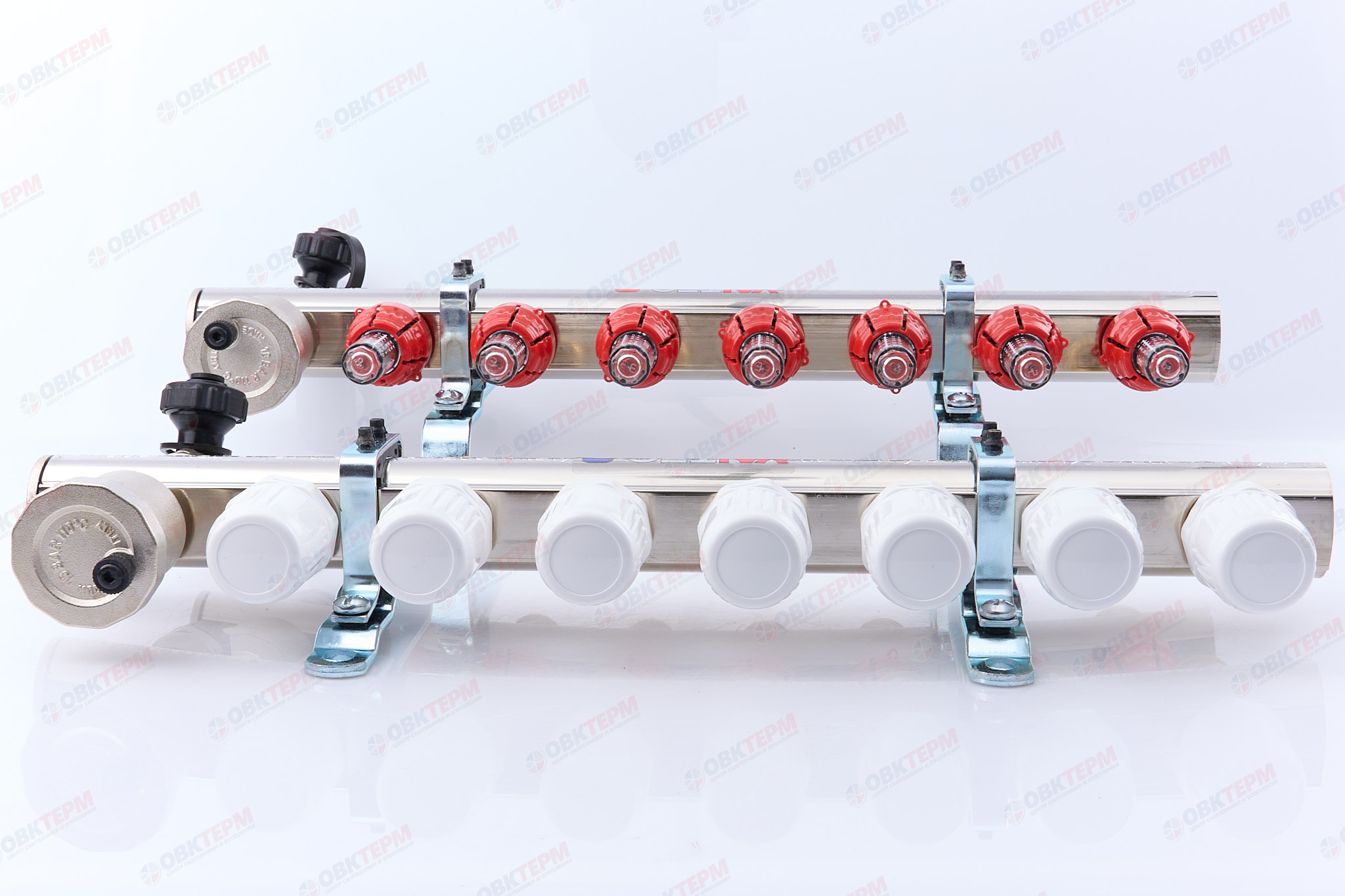 Коллект. группа  Valtec со встр. расход. в сборе  1*7 вых. Еврок.3/4 - миниатюра №6