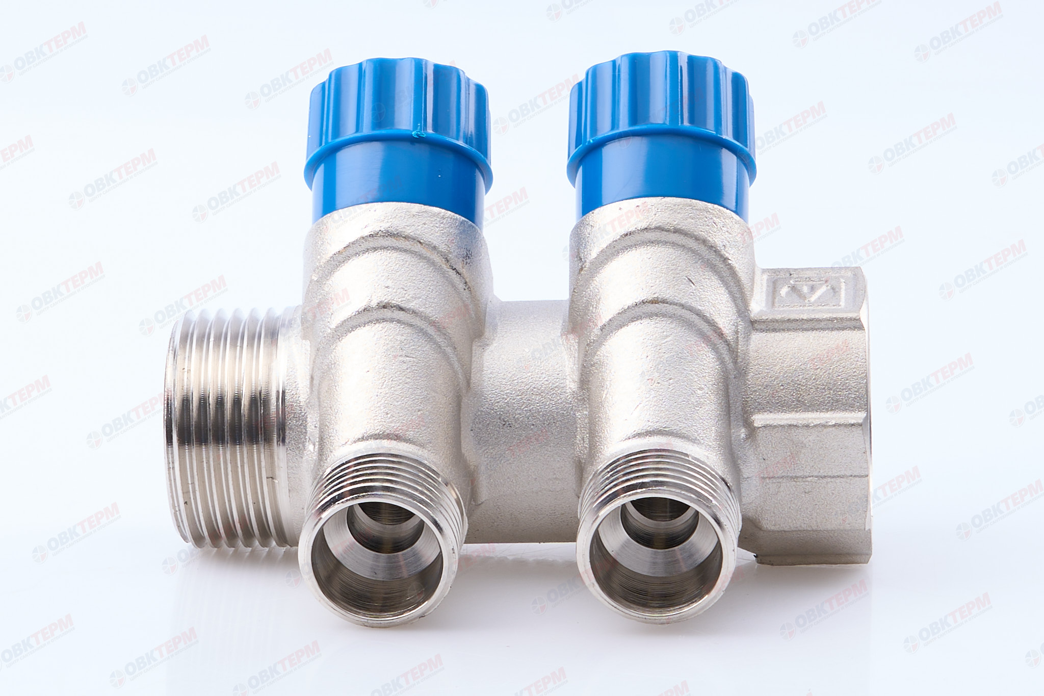 Коллектор  Valtec с регулир вентилями  1" * 2вых  1/2"нар   (1уп/24ящ) - миниатюра №6