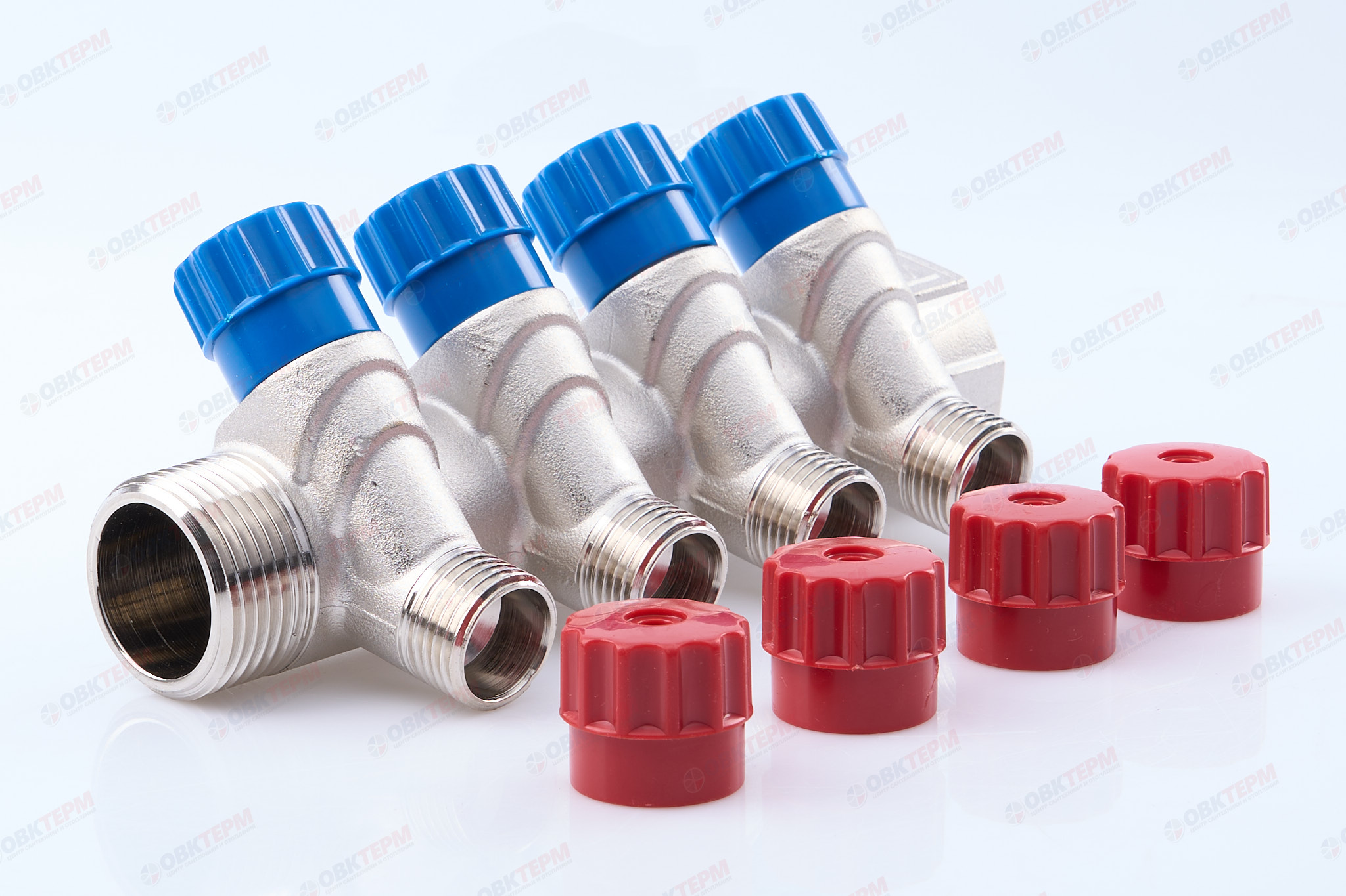 Коллектор  Valtec с регулир вентилями  1" * 4вых  1/2"нар   (1уп/17ящ) - миниатюра №9