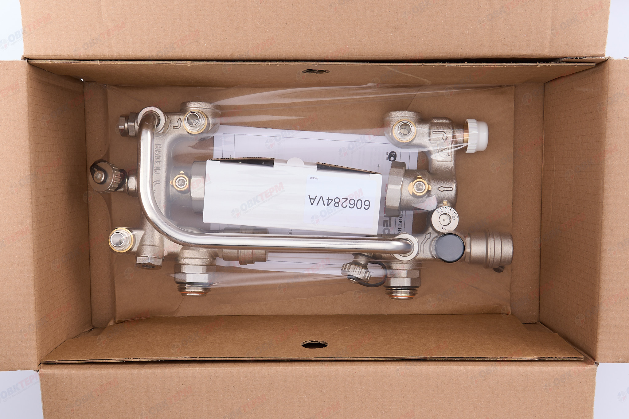 Насосно-смесительный узел Valtec  с термоголовкой, без насоса. монт. длина насоса 180мм.(VT.COMBI.0) - миниатюра №6