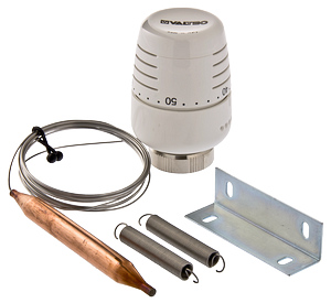 Термоголовка  Valtec  с выносным накладным датчиком(диап. рег.20-60 с)2м.  (5уп/40ящ) - Изображение №1