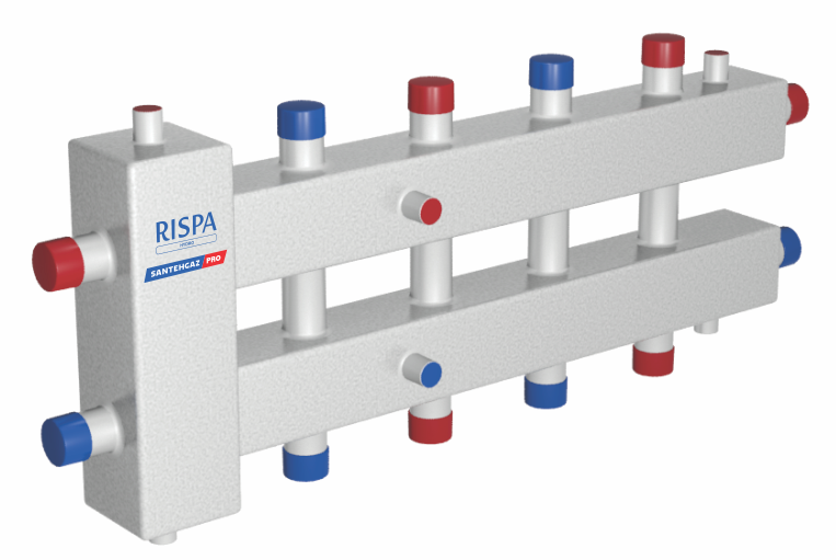 Разделитель гидравлический модульного типа RISPA ГРУ + КМГ60 - 5ВУ / DIAL STEEL GRM 5х60 - Изображение №1