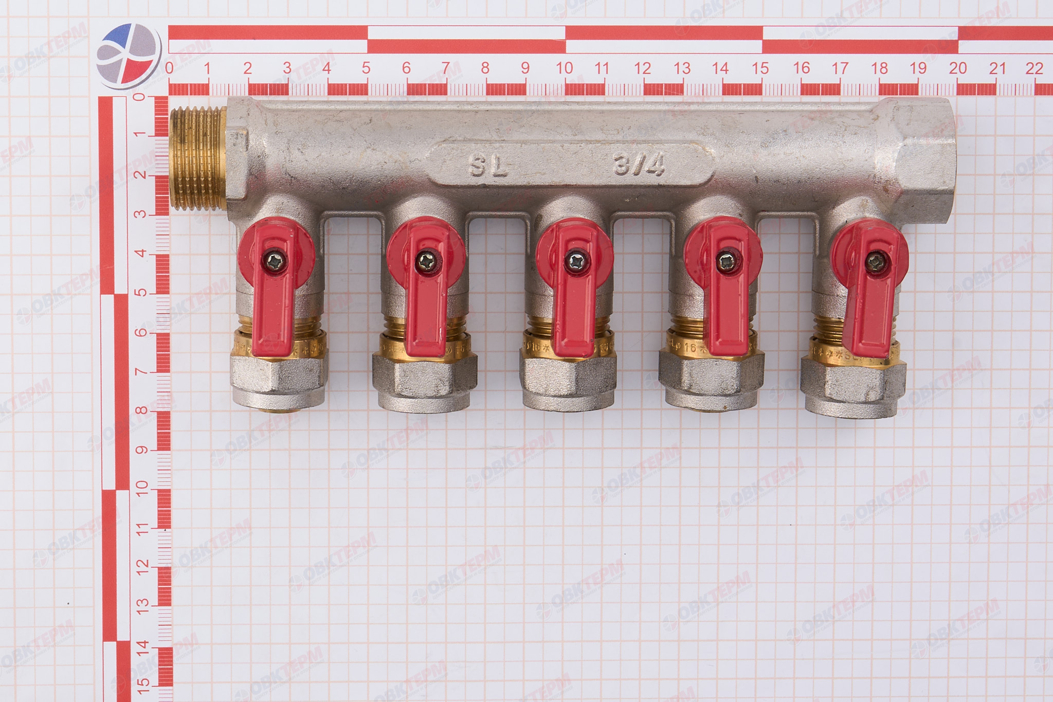 Коллектор ШАРОВЫЙ  3/4-16-5 выходов - миниатюра №6