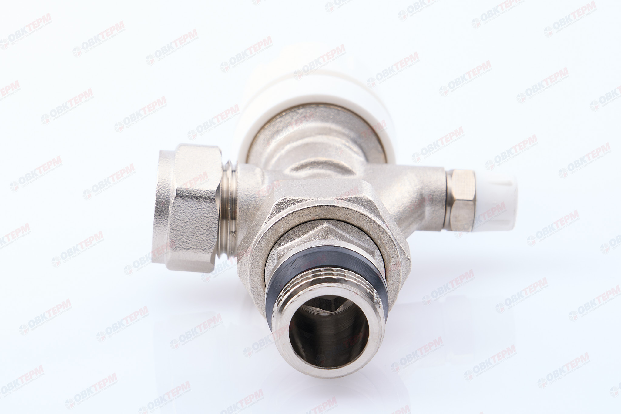 Кран рад.   под  термоголовку угл с осевым упр. и воздухоотв 1/2 TIM   (1шт/40ящ) - миниатюра №6