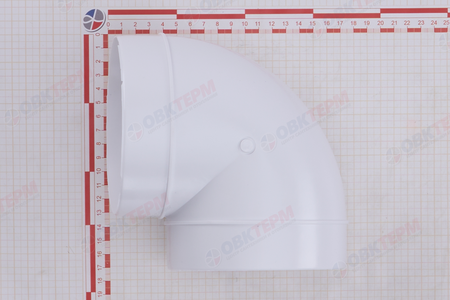 Колено круглое 90°, d125 мм (22шт/уп) Эвент - миниатюра №12