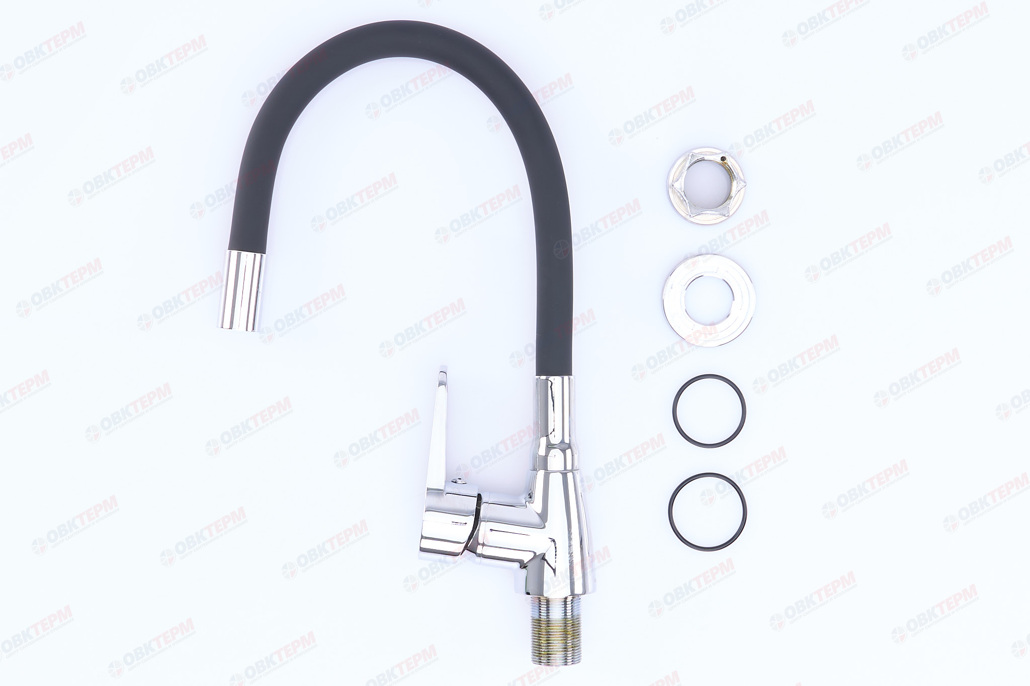 Смеситель д/кухни REFLECTOR MIXXUS ELVIS 014 (NUT) BLACK Ø35 ГАЙКА без подводки  (12 шт/ящ) - Изображение №3