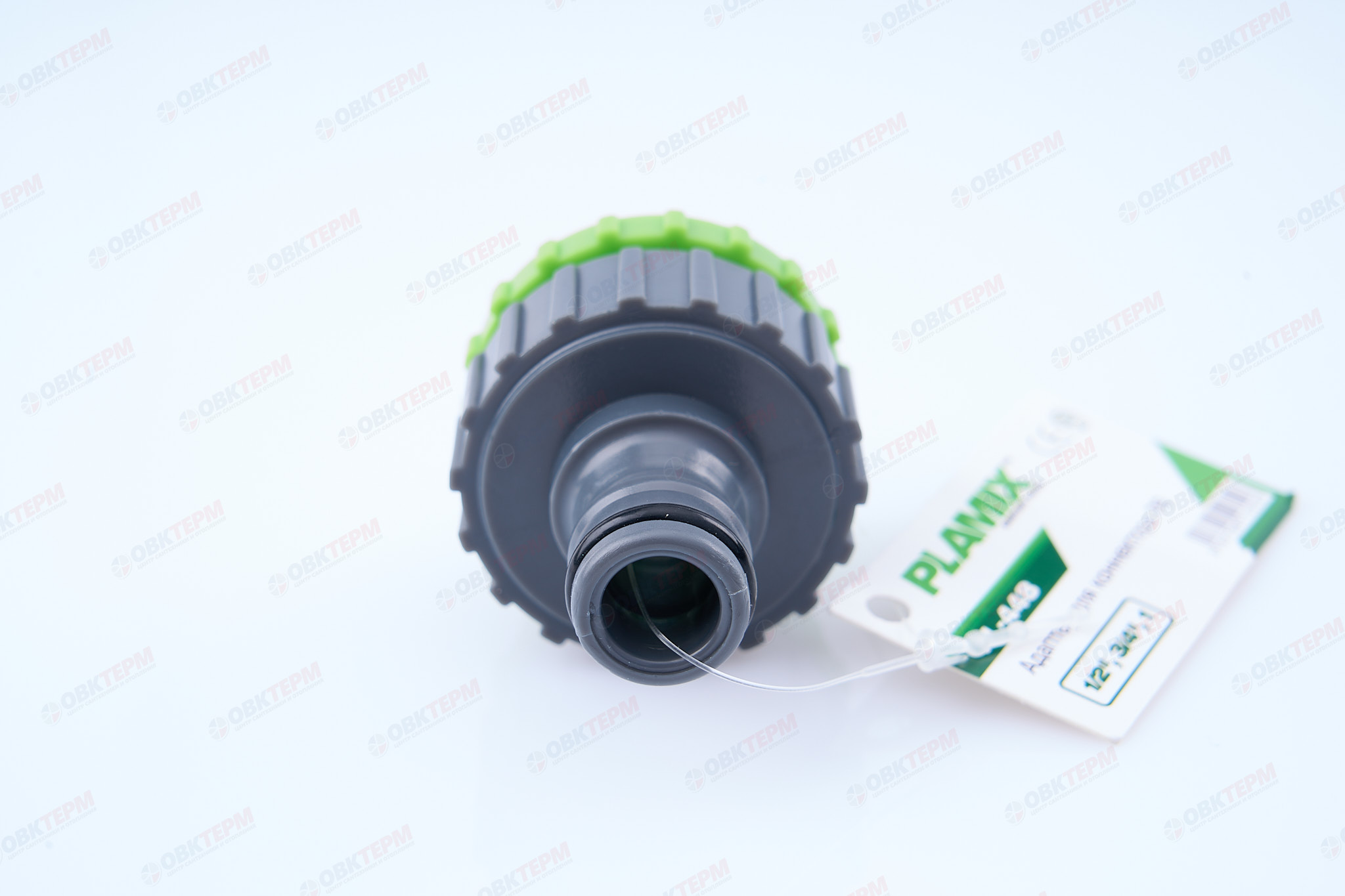 Адаптер для коннектора, 1/2" РВ с переходом на 3/4" РВ и 1" РВ (ABS) (240/60 шт) PLAMIX/CRAB PL-448 - Изображение №3