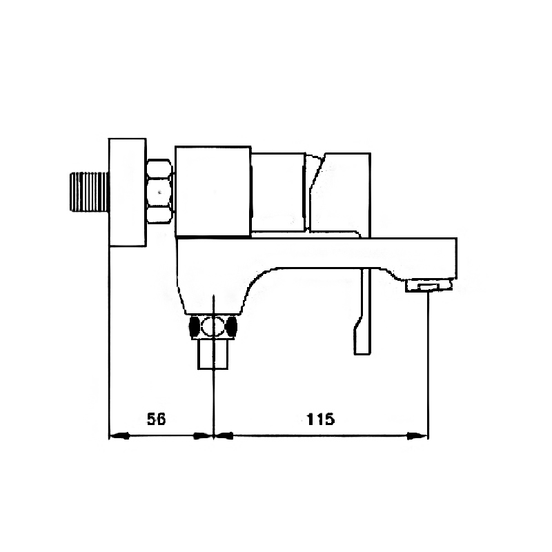 Смеситель д/ванны белый  G3202-8             GAPPO - Изображение №2