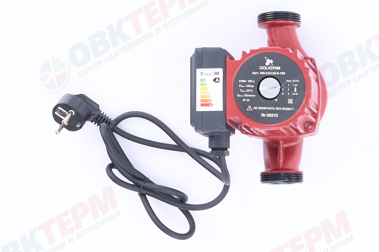 Насос циркуляционный  AM-EAC 25/6-180  TIM  с частотным регулятором  ECO - Изображение №2