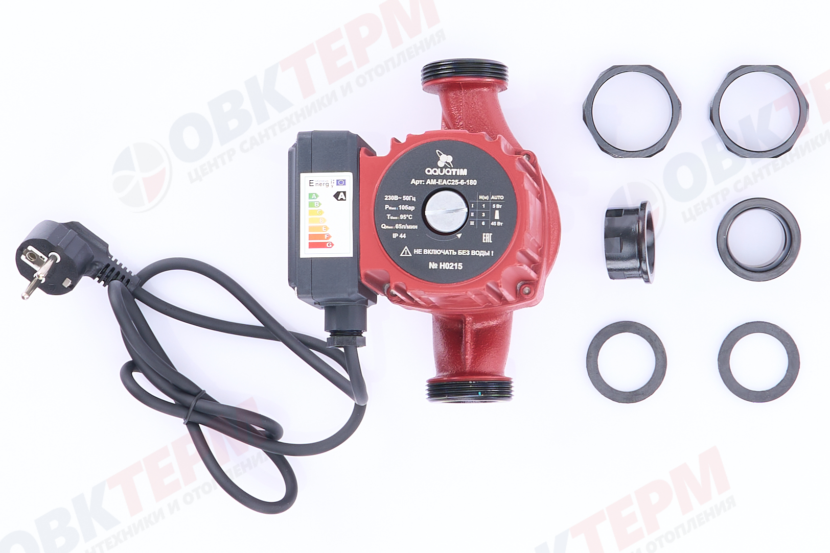 Насос циркуляционный  AM-EAC 25/6-180  TIM  с частотным регулятором  ECO - миниатюра №6