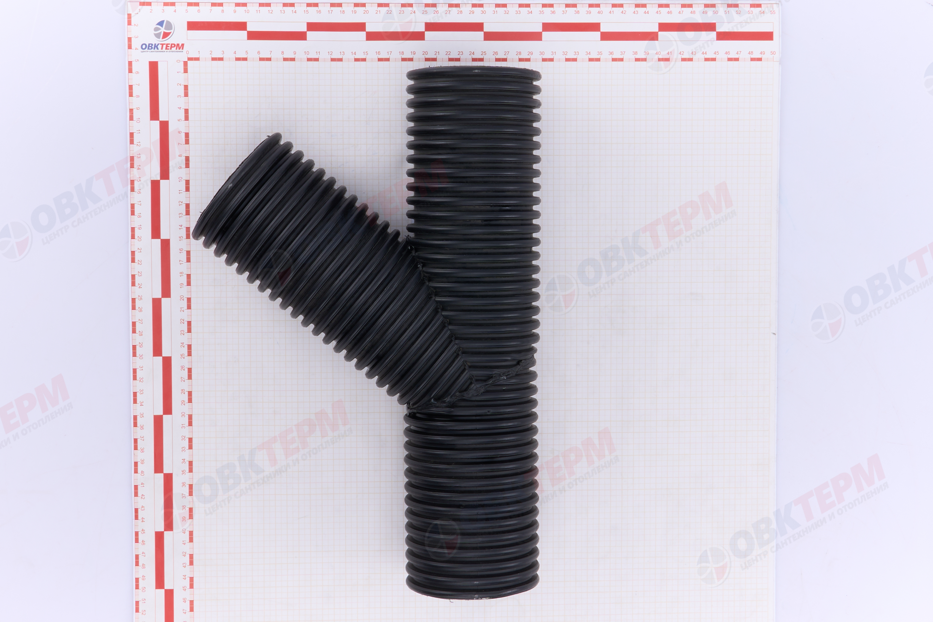 Тройник  КОРСИС DN/OD  110* 110*  45*      SN 8 гоф - Изображение №5