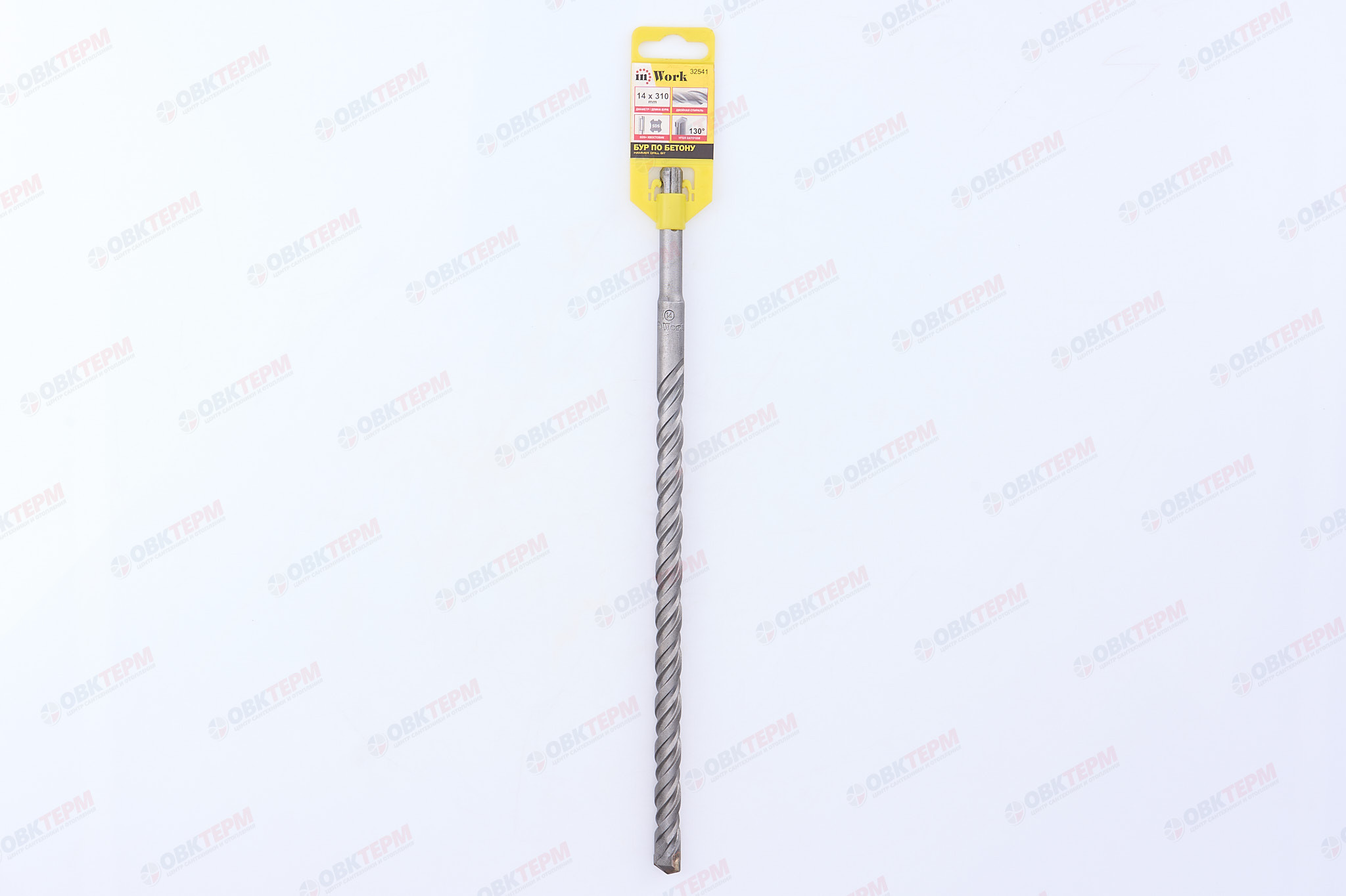 Бур по бетону SDS+ 14*310 мм с двойной спиралью InWork - миниатюра №6