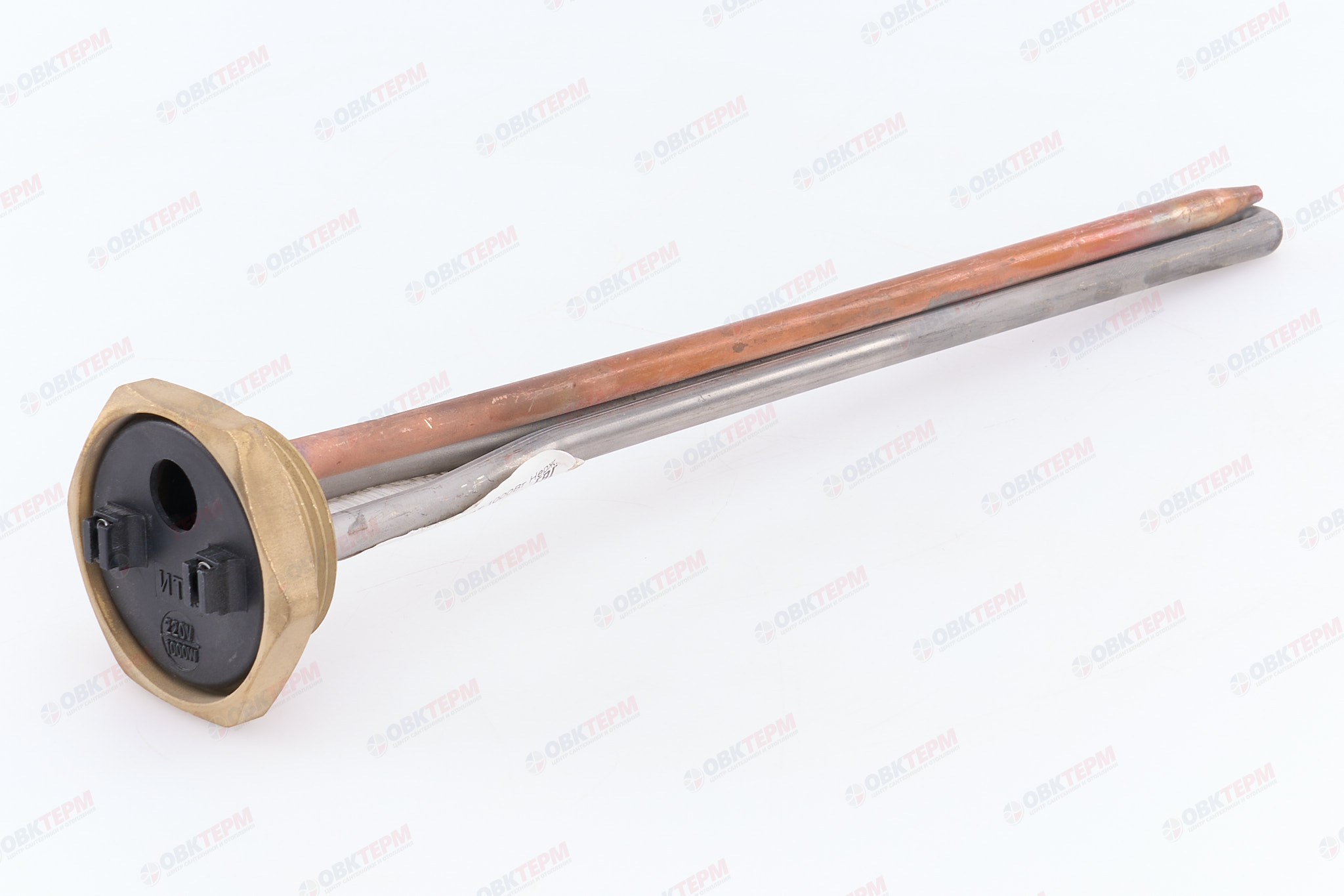 Нагревательный элемент тип RDT 1,0 кВт G1 1/4" L272мм  нерж, для чугунных радиаторов - изображение №1